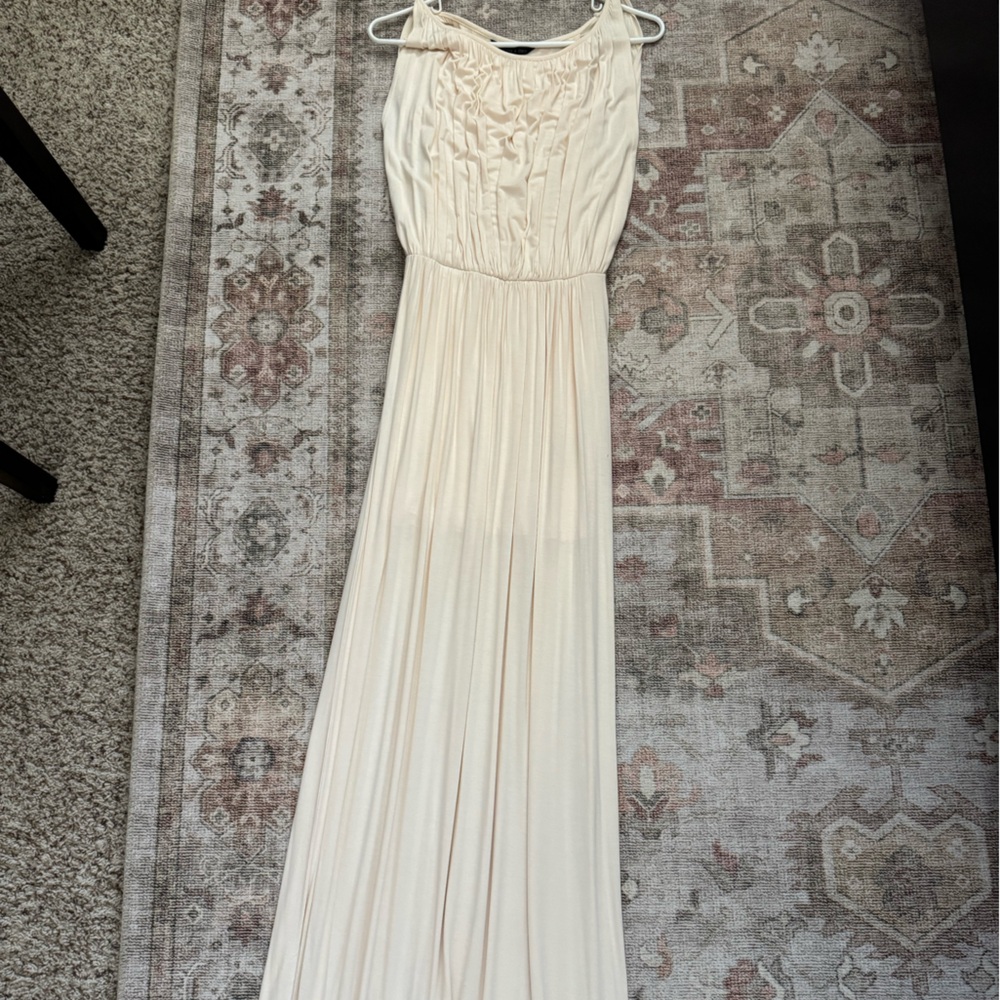 Felicity & Coco Cream Pleated Dress